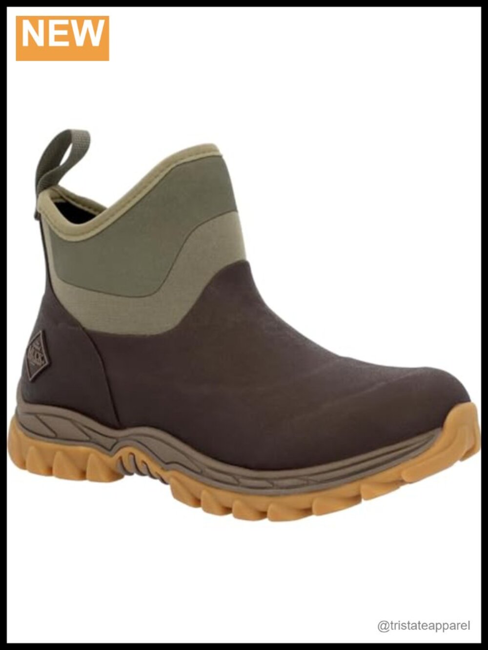 Waterproof Insulated Pull-On Ankle Boots Muckproof Neoprene EVA Midsole